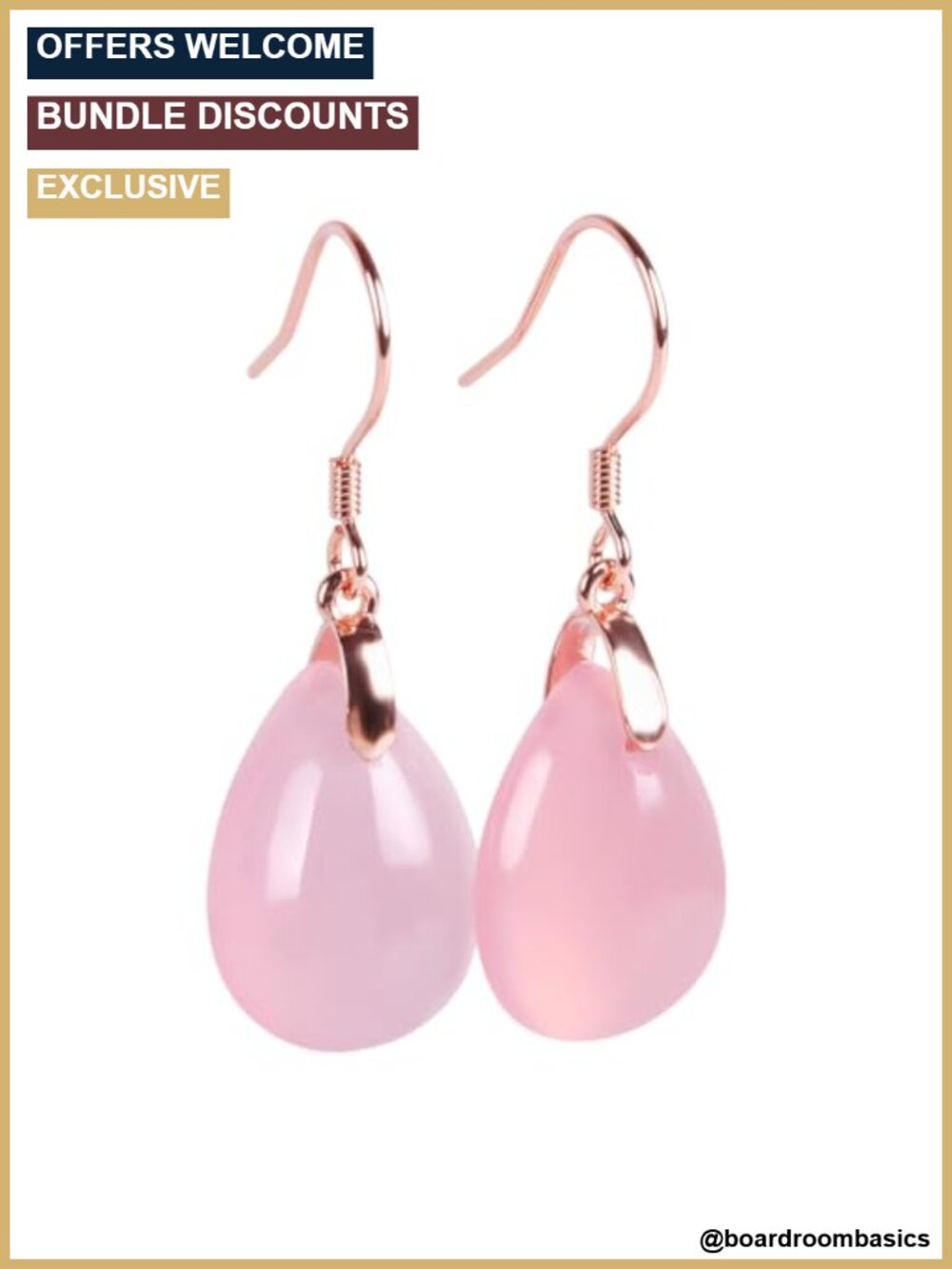 Natural Pink Agate Drop Earrings 925 Silver Dangle for Women